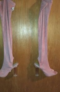 Pink knee high HIGH HEELS 🔔NEW🔔